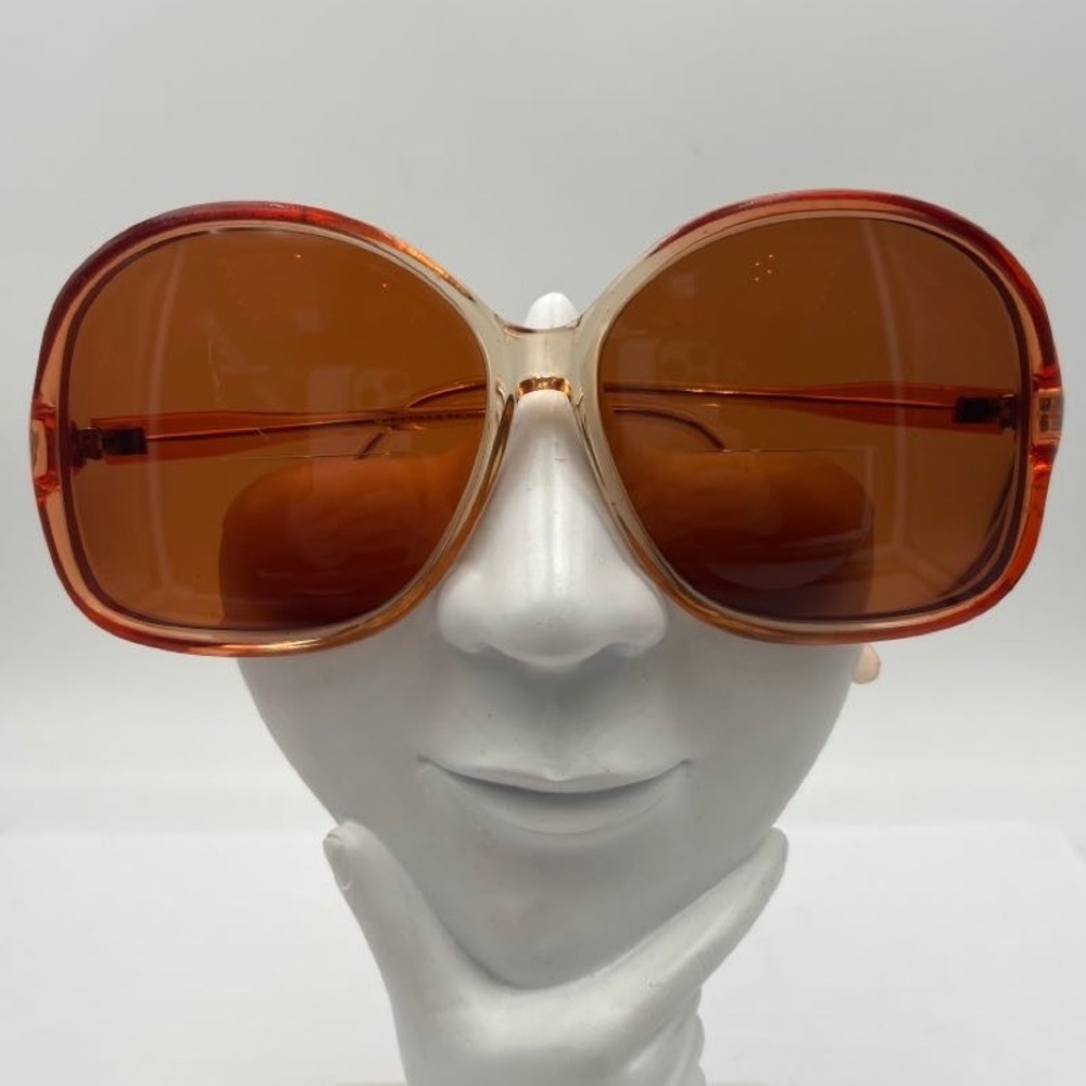 Vintage Discovery Brown Oval Sunglasses Frames 1